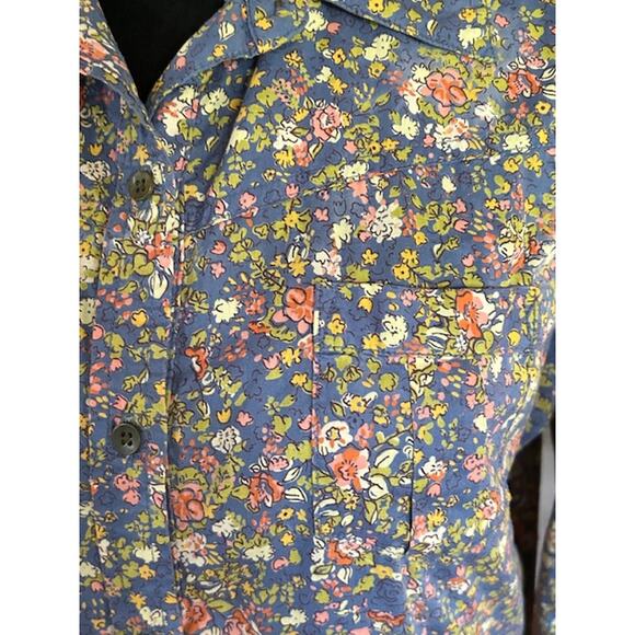 Vintage Y2K Mudd Floral Button-Up Shirt Women’s Large 90s/2000s - Picture 3 of 7
